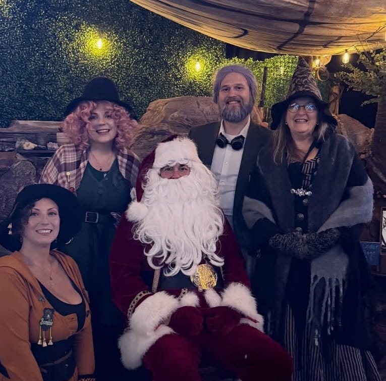santa and midwinter staff